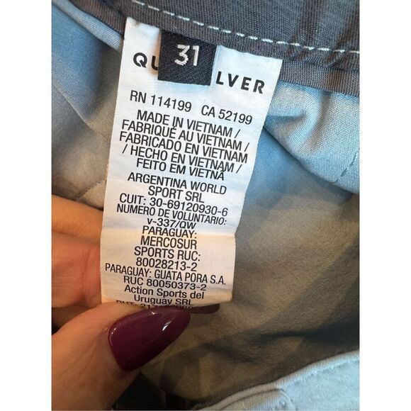 Free with bundle Light blue Quiksilver amphibian shorts (31) - Picture 7 of 8